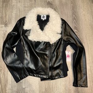 ‼️SALE‼️ Juicy by juicy couture faux leather jacket
